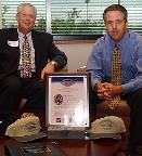 Bob Bondi with Matt Rose, President and CEO of BNSF
